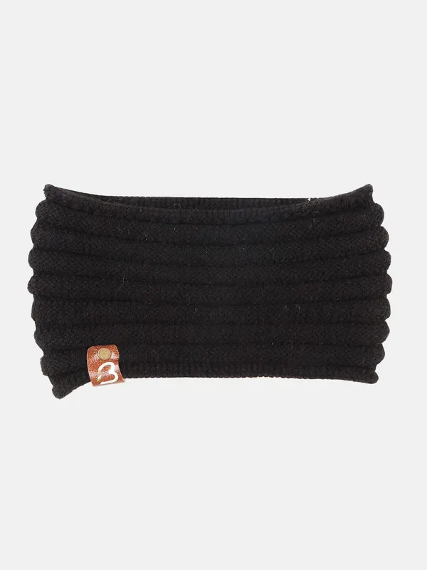 Black_Woolen_Earwarmer_For_Unisex