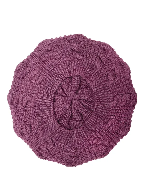Purple_Woolen_Cap_For_Women