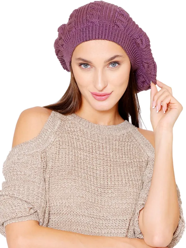 Purple_Woolen_Cap_For_Women