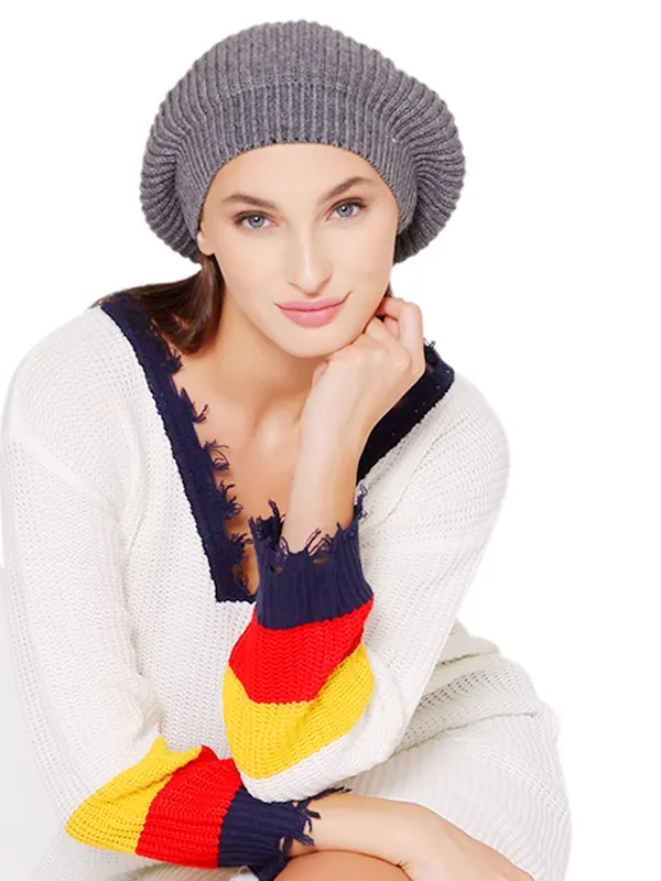 Grey_Woolen_Cap_For_Women