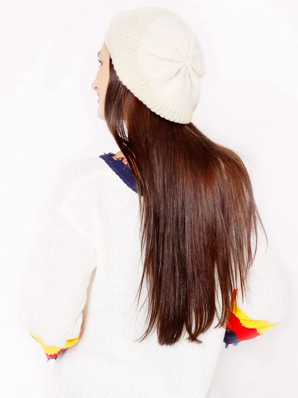 Beige_Woolen_Cap_For_Women