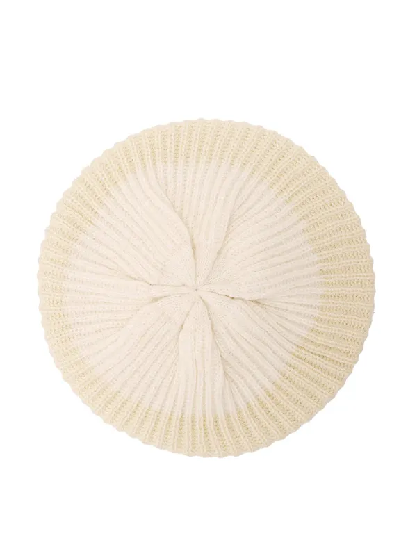 Beige_Woolen_Cap_For_Women