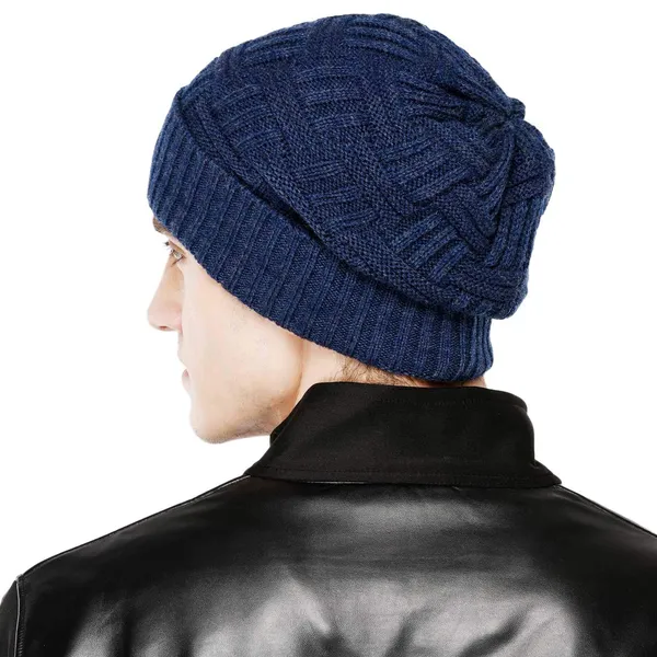 Denim_Blue_Woolen_Cap_For_Unisex