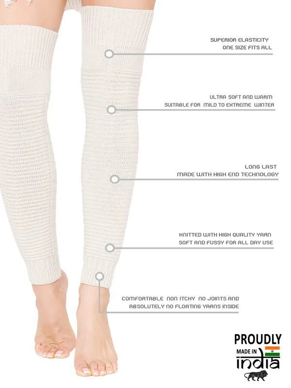 White_Woolen_Stocking_For_Women