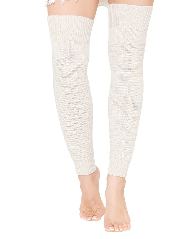 White_Woolen_Stocking_For_Women