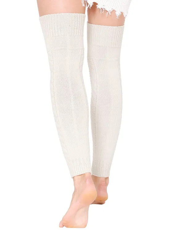 White_Woolen_Stocking_For_Women