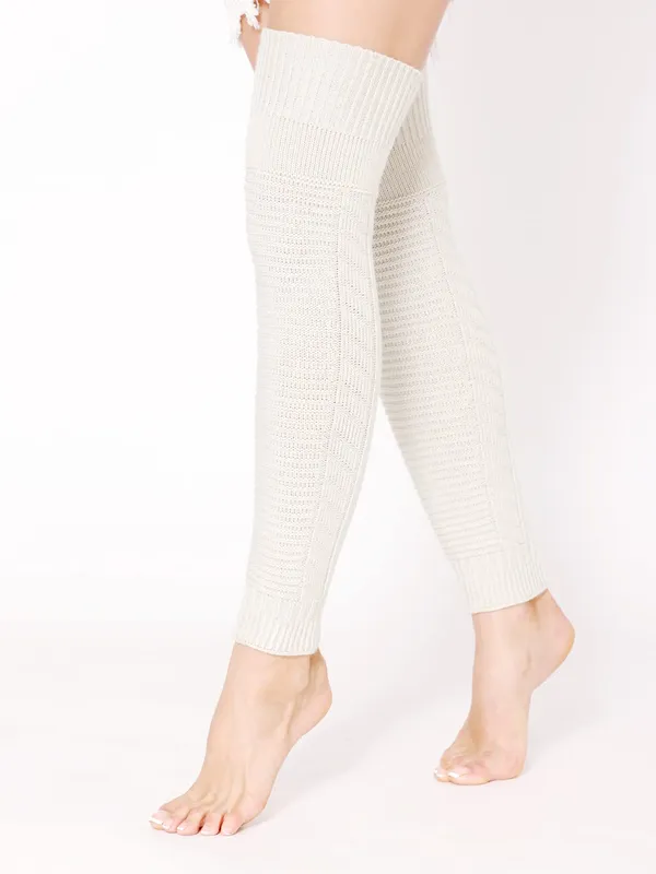 White_Woolen_Stocking_For_Women