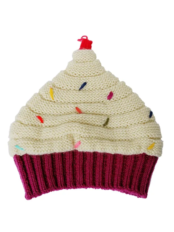 Beige_Woolen_Cap_For_Unisex_Child