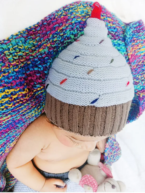 Cream_Woolen_Cap_For_Unisex_Child