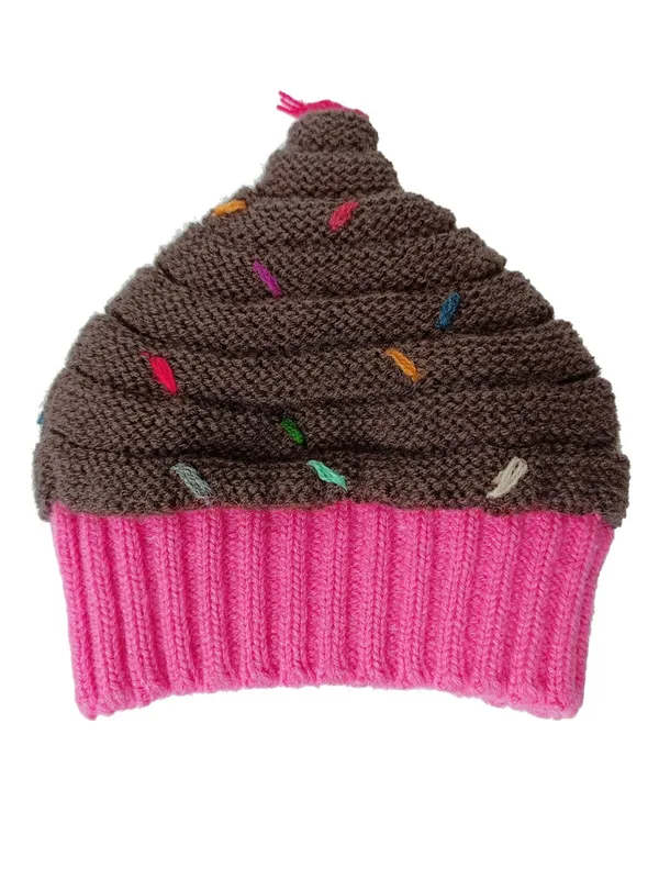 Brown_Woolen_Cap_For_Unisex_Child