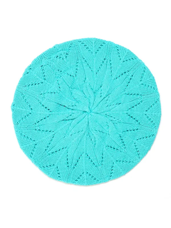 Turquoise_Woolen_Cap_For_Women