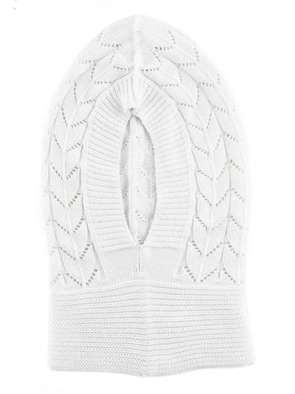White_Woolen_Cap_For_Women