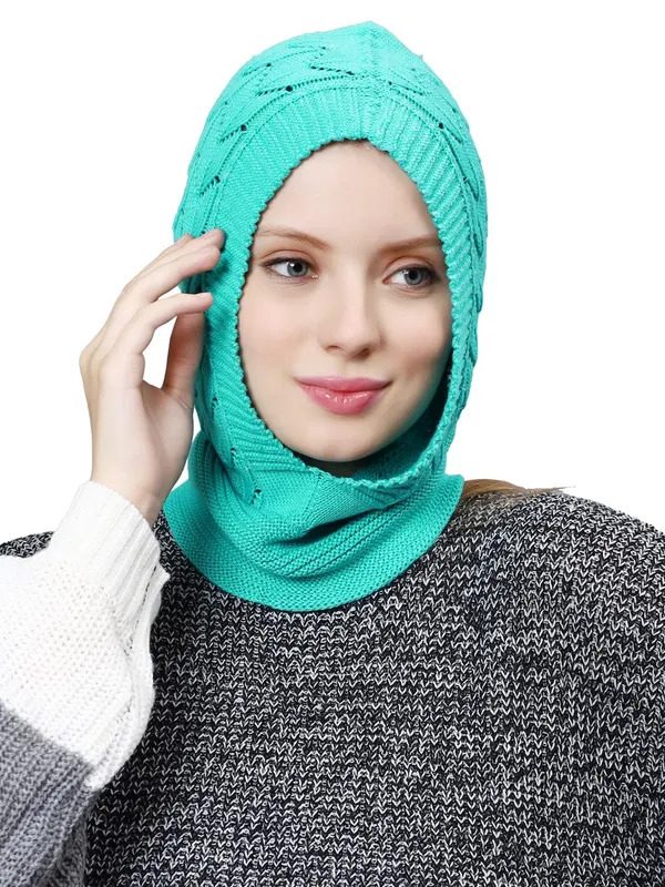 Turquoise_Woolen_Cap_For_Women
