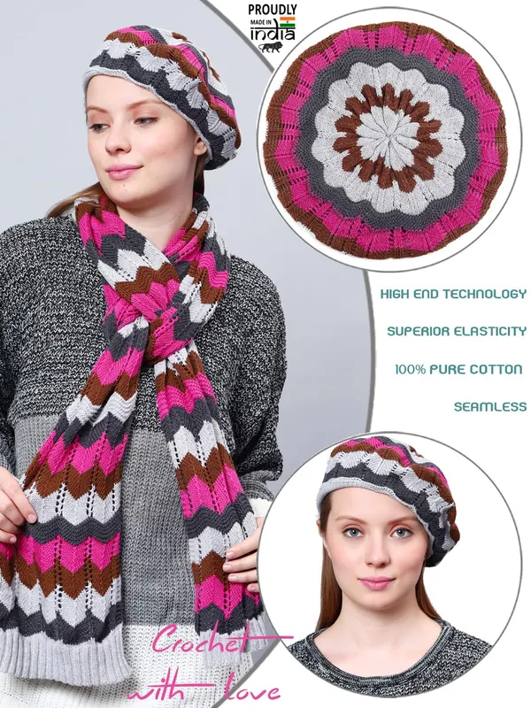 Grey_Woolen_Beret_For_Women