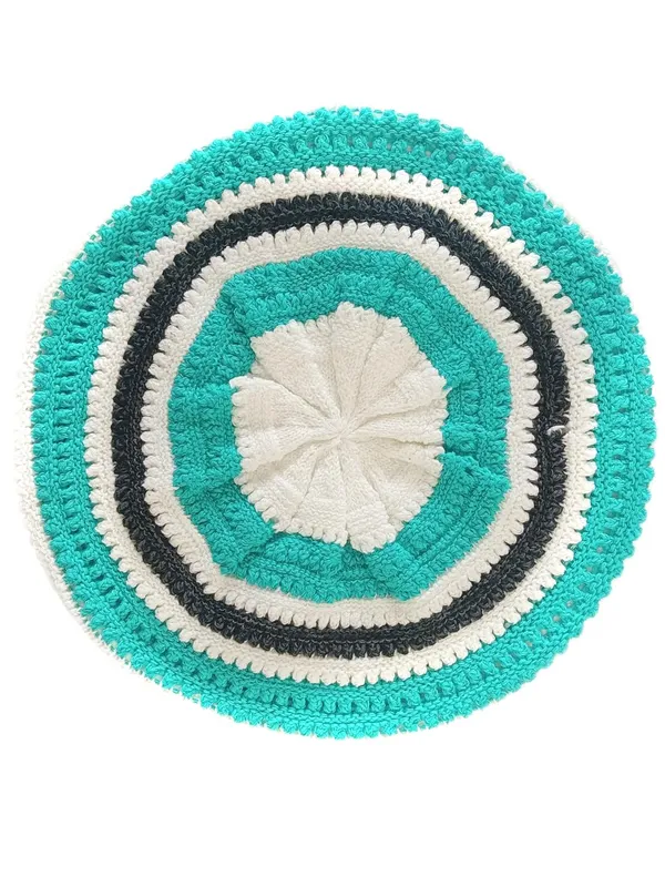 Turquoise_Woolen_Beret_For_Women