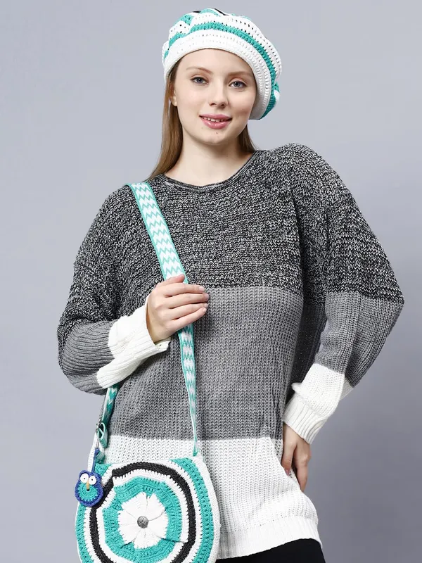 Turquoise_Woolen_Beret_For_Women