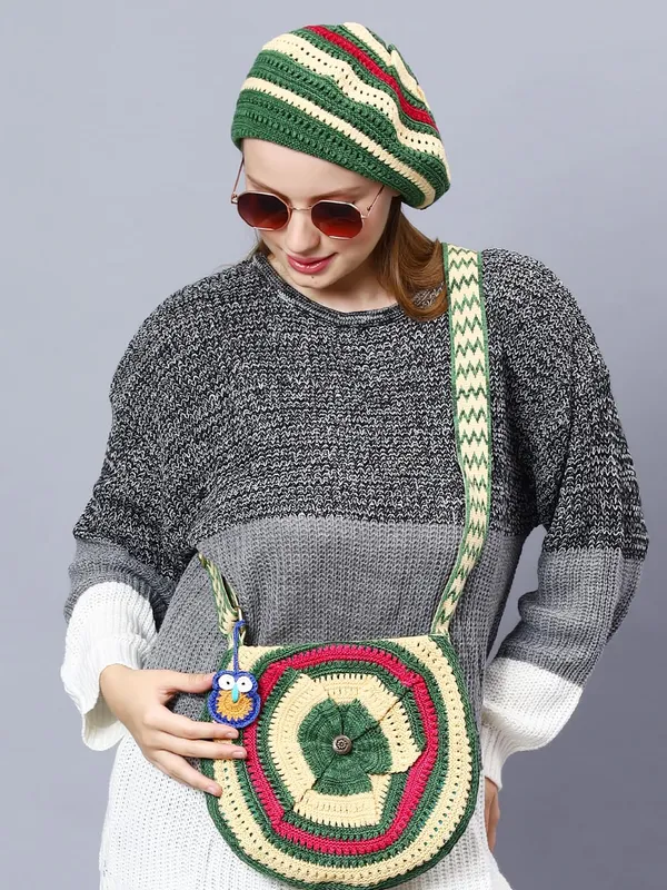 Multicolour_Woolen_Beret_For_Women