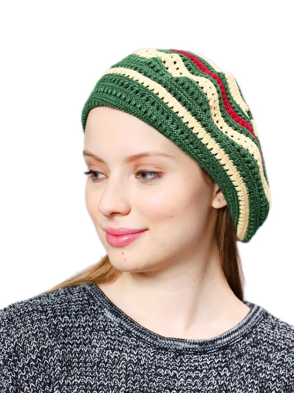 Multicolour_Woolen_Beret_For_Women