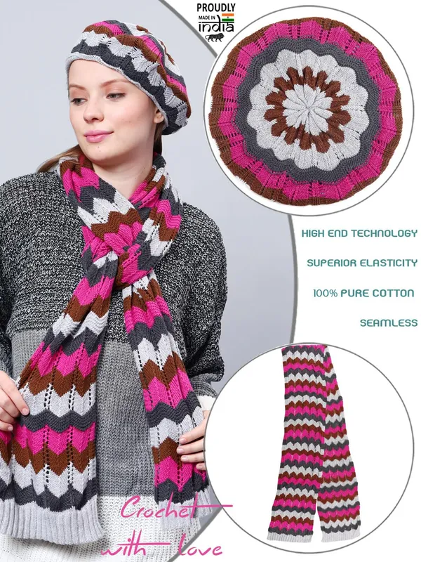 Multicolour_Woolen_Cap_For_Women