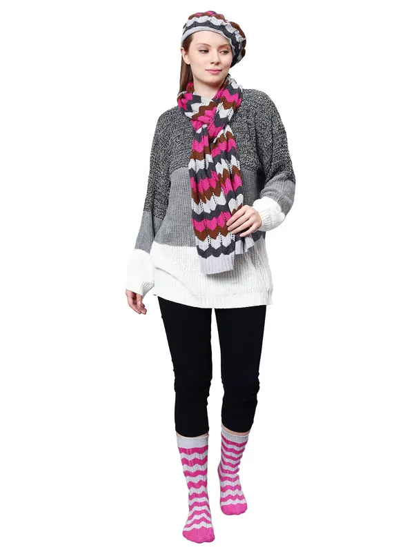 Multicolour_Woolen_Cap_For_Women