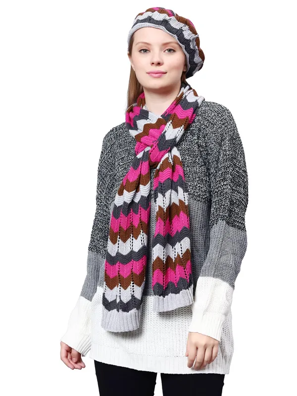 Multicolour_Woolen_Cap_For_Women