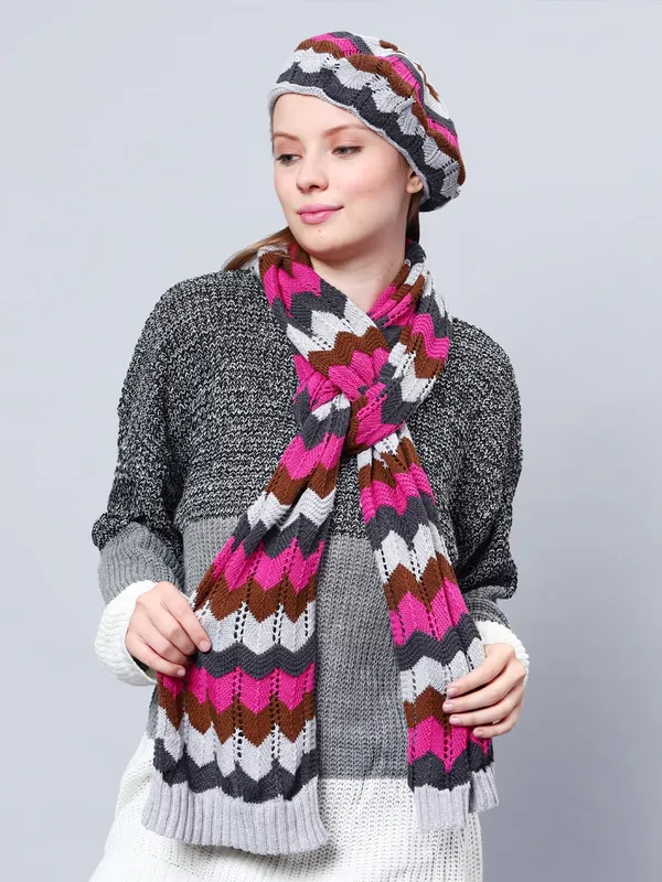 Multicolour_Woolen_Cap_For_Women