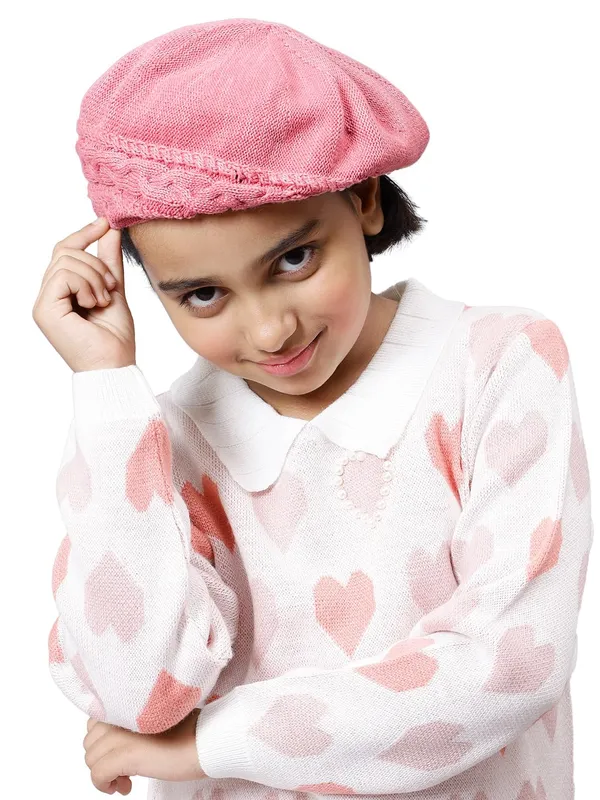 Pink_Woolen_Cap_For_Girls