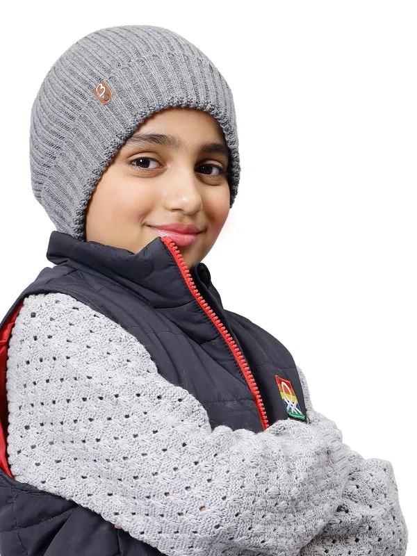Grey_Woolen_Cap_For_Unisex_Child