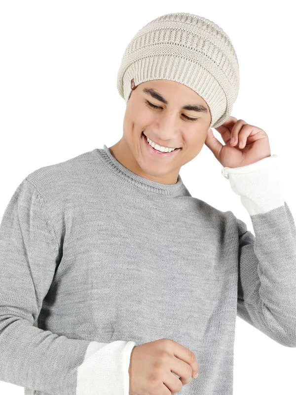 White_Woolen_Slouchy_For_Unisex