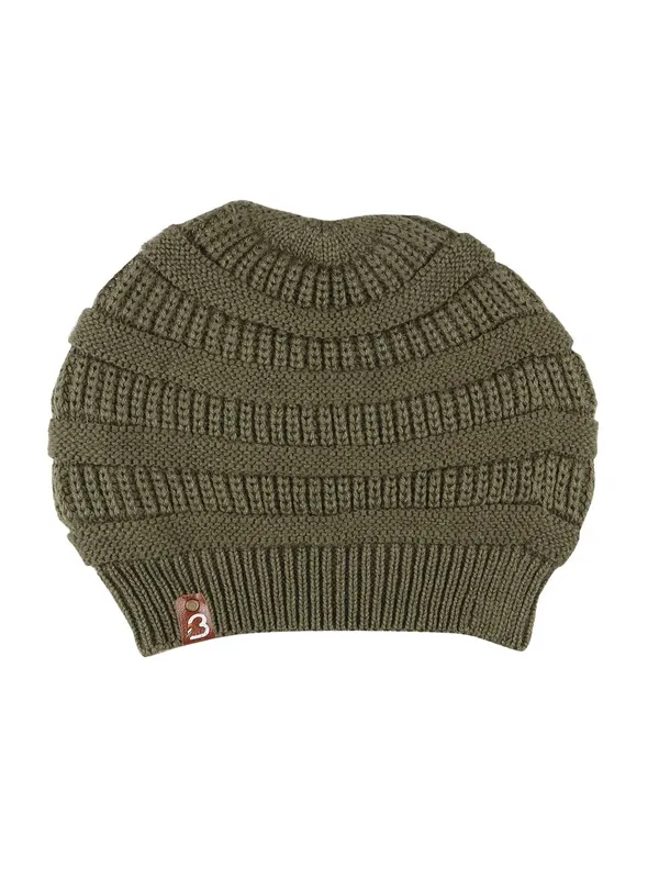 Green_Woolen_Slouchy_For_Unisex