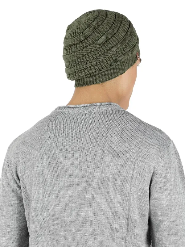 Green_Woolen_Slouchy_For_Unisex