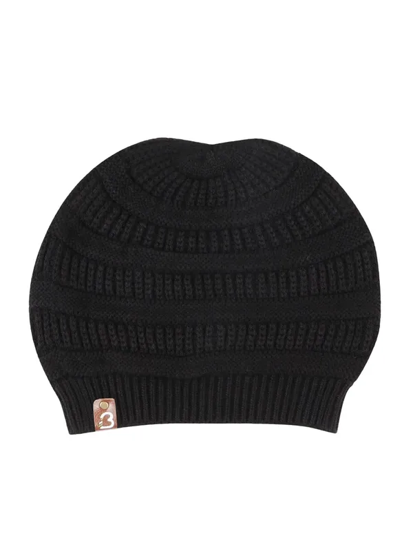 Black_Woolen_Slouchy_For_Unisex
