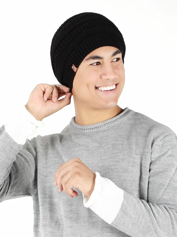 Black_Woolen_Slouchy_For_Unisex