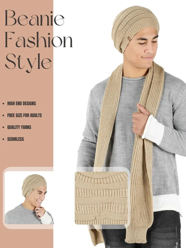 Beige_Woolen_Cap_For_Unisex