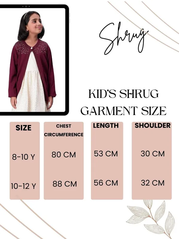 Maroon_Woolen_Shrug_For_Girls