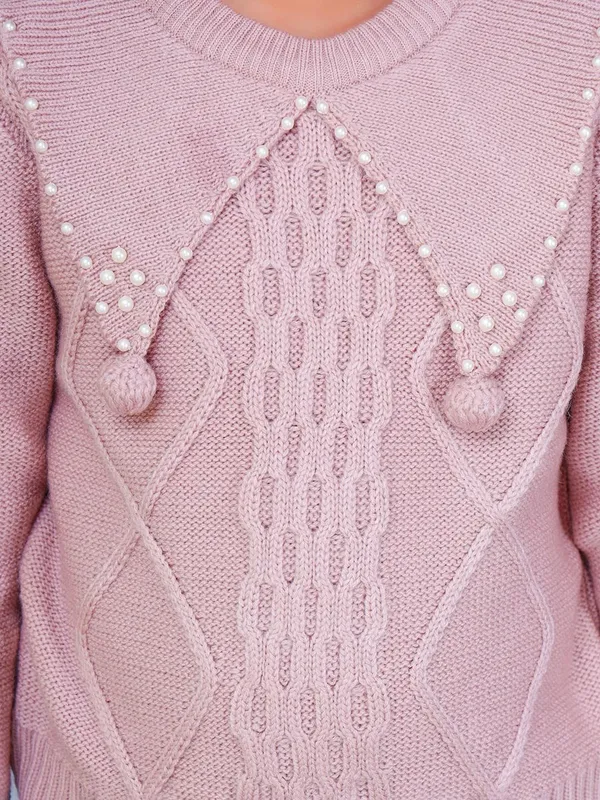 Mauve_Woolen_Pullover_For_Girls