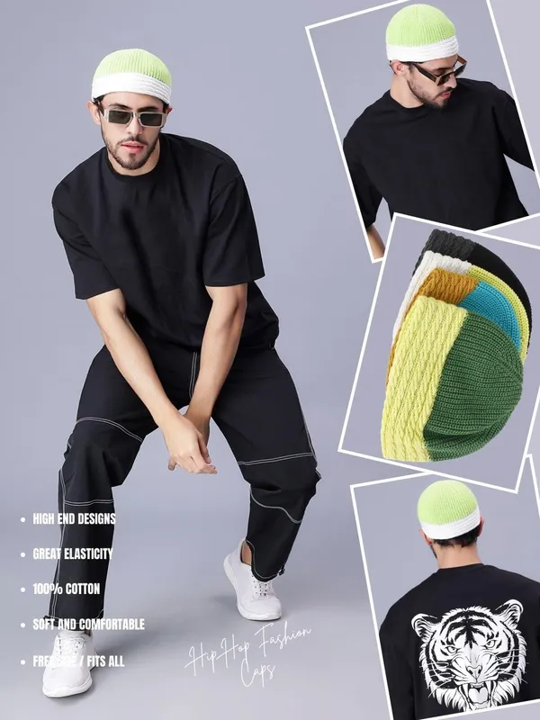 Yellow_Woolen_Cap_For_Unisex