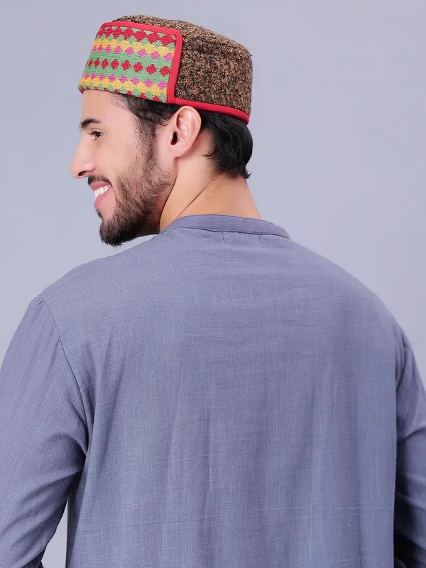 Multicolour_Woolen_Cap_For_Unisex