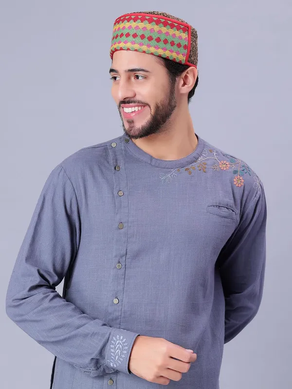 Multicolour_Woolen_Cap_For_Unisex