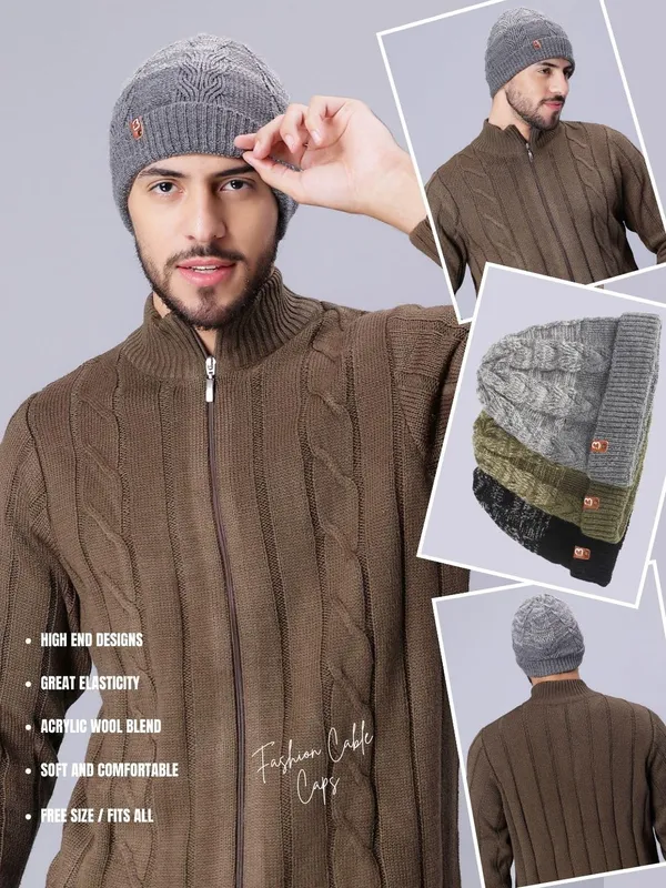 Grey_Woolen_Cap_For_Unisex