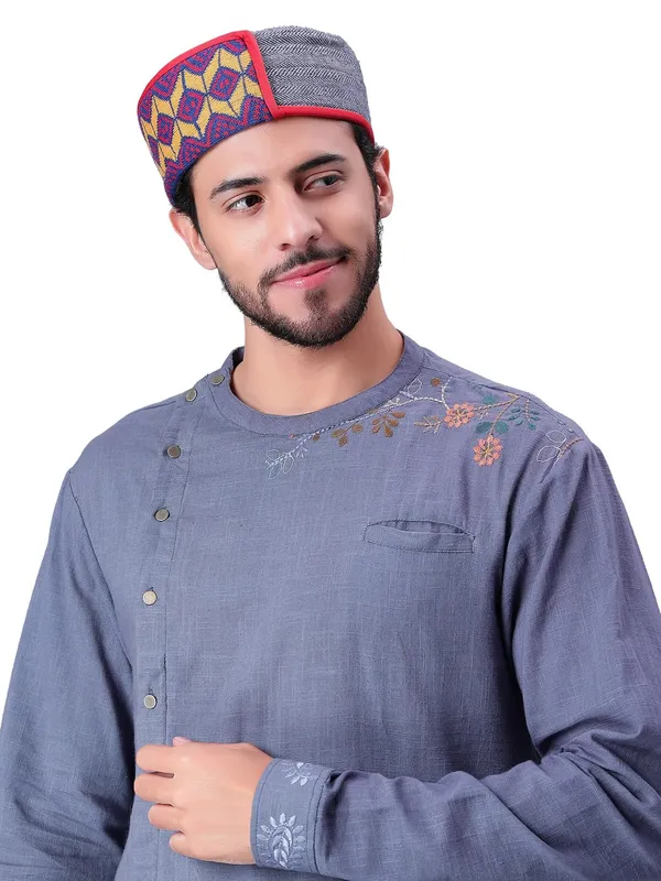 Multicolor_Woolen_Cap_For_Unisex