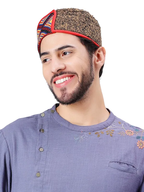 Multicolor_Woolen_Cap_For_Unisex