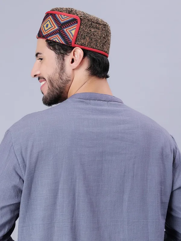 Multicolor_Woolen_Cap_For_Unisex
