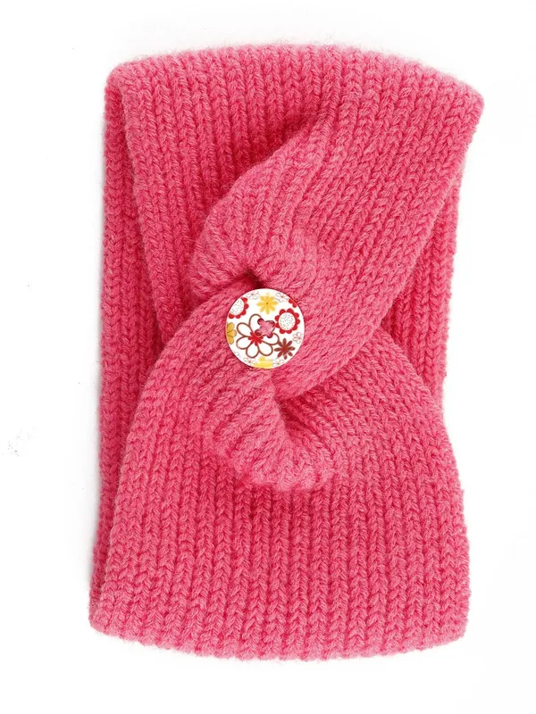 Pink_Woolen_Earwarmer_For_Women