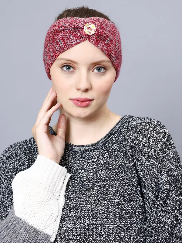 Maroon_Woolen_Earwarmer_For_Women