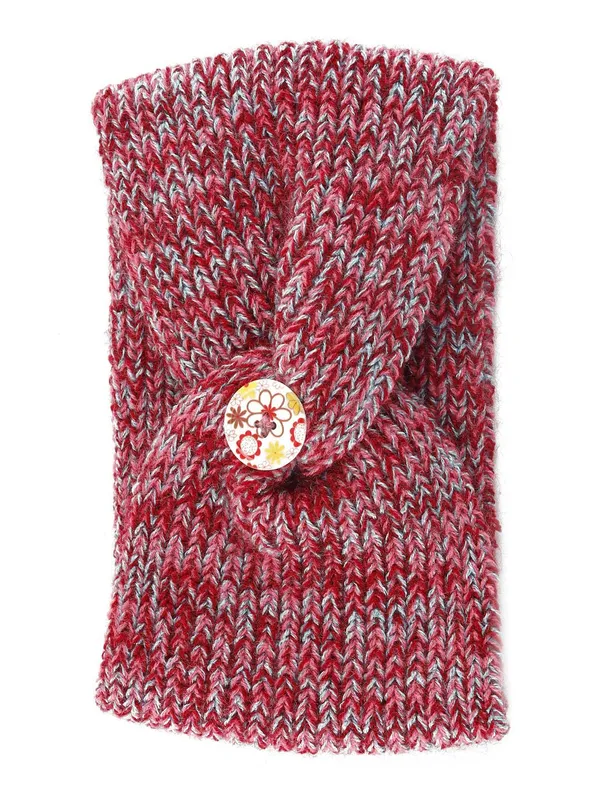 Maroon_Woolen_Earwarmer_For_Women