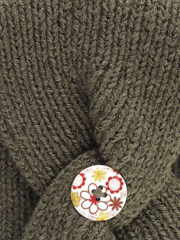 Olive_Woolen_Earwarmer_For_Women