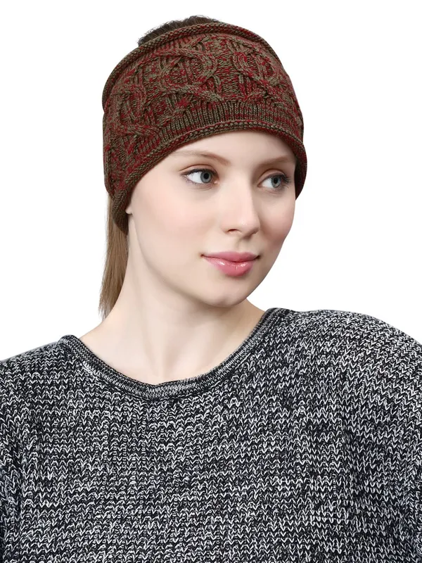 Brown_Woolen_Earwarmer_For_Unisex