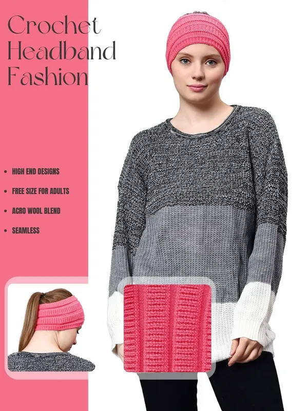 Pink_Woolen_Earwarmer_For_Unisex