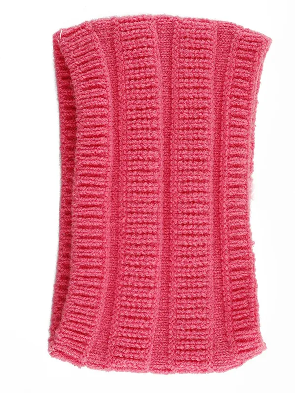 Pink_Woolen_Earwarmer_For_Unisex